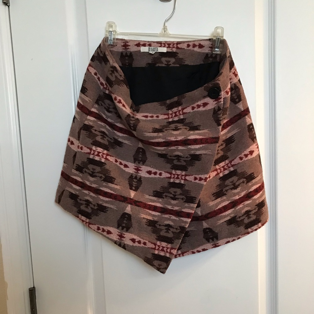 BB Dakota Wool Printed Skirt
